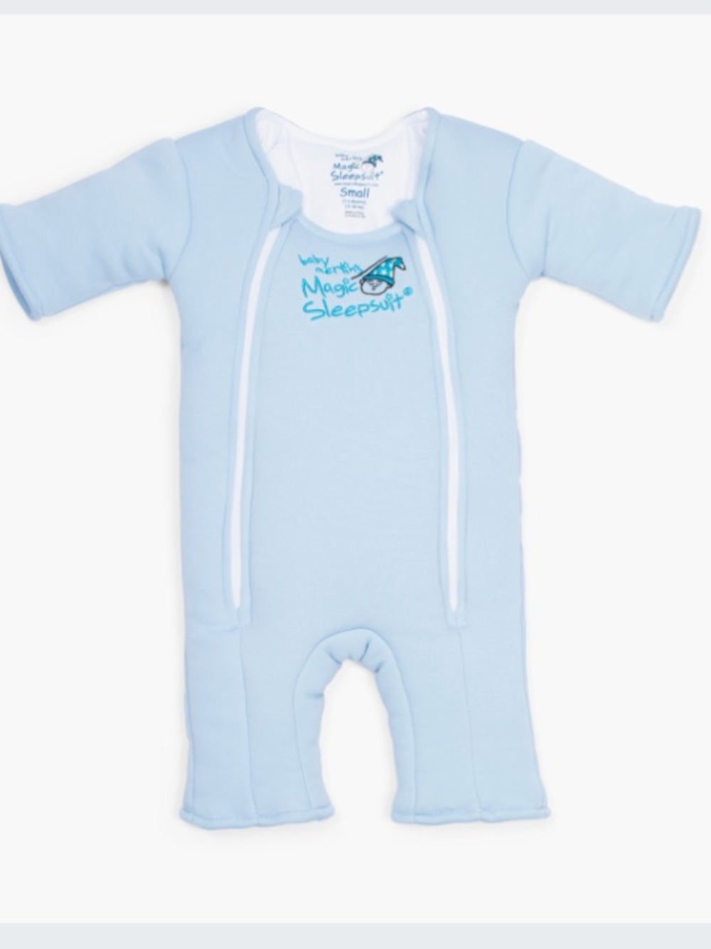 Baby Merlin’s Magic Sleepsuit Size Small 3-6 months 100% cotton blue